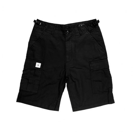 MFT basic cargo shorts - black (1)