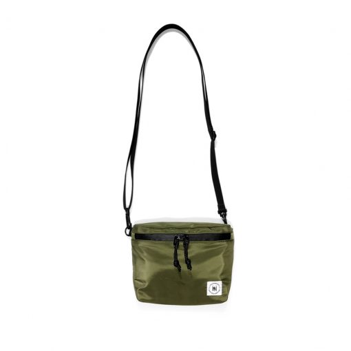 MFT splashproof sling bag - army green (1)