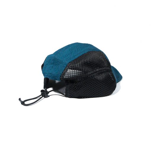 quick dry camp cap peacock blue back small